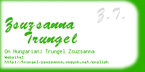 zsuzsanna trungel business card
